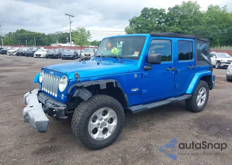 2015 Jeep Wrangler Unlimited Sahara из США, поврежденный, VIN 1C4BJWEG4FL677879